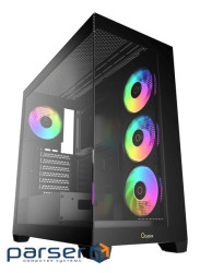 Корпус OCYPUS Gamma C72 BK ARGB (GAMMA-C72-BKD400XX-GL)
