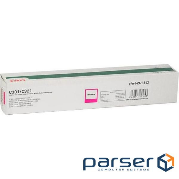 Toner cartridge OKI C301/C321/MC332/MC342 Magenta 1,5K (44973542)