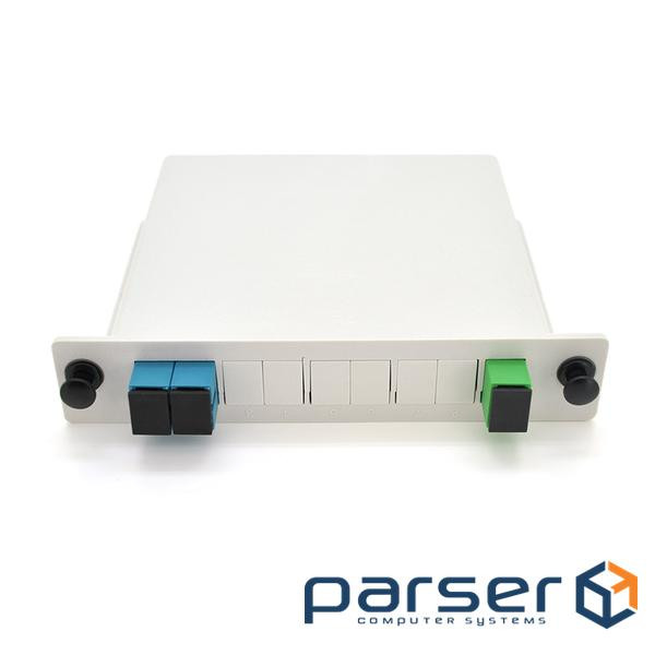 Оптичний корпусний дільник Merlion ML-OP-S601 PLC-1&times,2 SC / UPC Merlion ML-OP-S601 PLC-1&times,2 SC / UPC