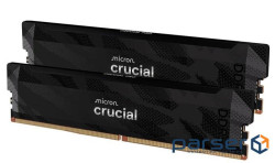 Модуль пам"яті DDR5 32GB (2x16GB) 6400 Crucial Pro OC Gaming Black C32 (CP2K16G64C32U5B)