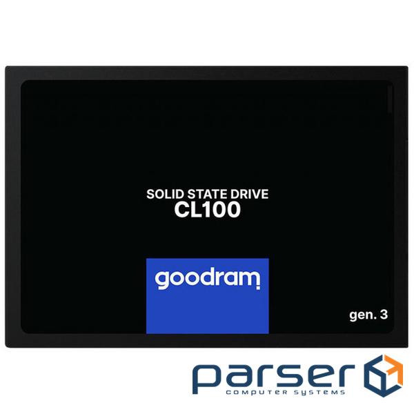 Накопичувач SSD 240GB GOODRAM CL100 GEN.3 2.5" SATAIII 3D TLC (SSDPR-CL100-240-G3)