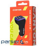 Зарядний пристрій Canyon Universal 3xUSB car adapter Black+Purple (CNE-CCA08PU)