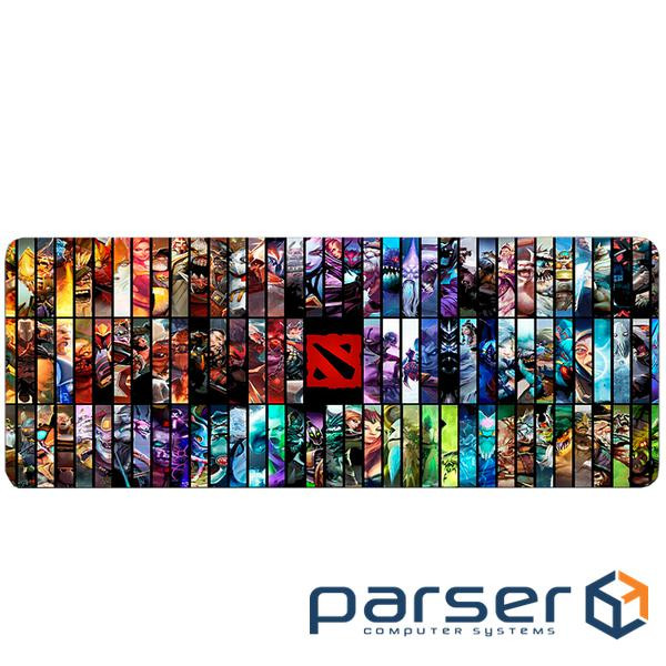 Коврик 300*700 тканинний DOTA2 ''Heroes28'', толщина 2 мм , OEM