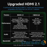 Кабель Vention HDMI-HDMI v2.1, 3 м, 8K-60 Гц 4K-165 Гц 2K-144 Гц 1080P 240 Гц (ALOGI)