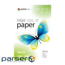 Папір PrintPro 10x15 150г glossy, 100sh, OEM (PGE1501004R_OEM)