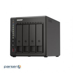 QNAP Network Attached Storage TS-453E-8G-US 4-Bay desktop NAS Celeron J6412 8GB RAM Retail