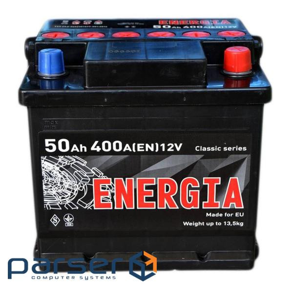 Акумулятор автомобільний ENERGIA 50Аh (000022385)