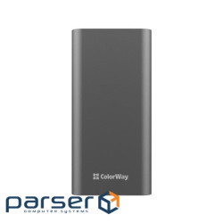 Universal Mobile Battery ColorWay 20000mAh Gray (CW-PB200LPH3GR-PDD)