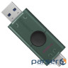 USB флеш накопичувач Kingston 256GB DataTraveler Duo USB 3.2 / Type-C Black/Green (DTDEG2/256GB)