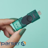USB флеш накопичувач Kingston 256GB DataTraveler Duo USB 3.2 / Type-C Black/Green (DTDEG2/256GB)