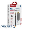Кабель Promate USB Type-C – HDMI V 2.0 (M/M), 1.8 м , HDMI-PD100 Grey (hdmi-pd100.grey)