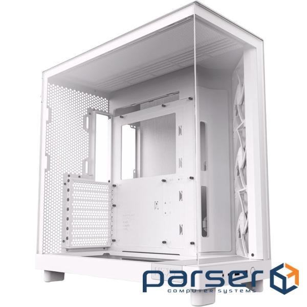 Корпус NZXT H6 Flow Matte White (CC-H61FW-01)