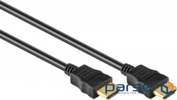 Кабель монітора-сигнальний Lucom HDMI M/M 10.0m, для ТБ ресіверів та Т2 тюнерів (25.02.5232)