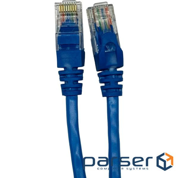 Патч-корд 1м UTP cat.5e, CU, 24AWG, blue GEAR (GPC-UTPCURJ45-1BE)