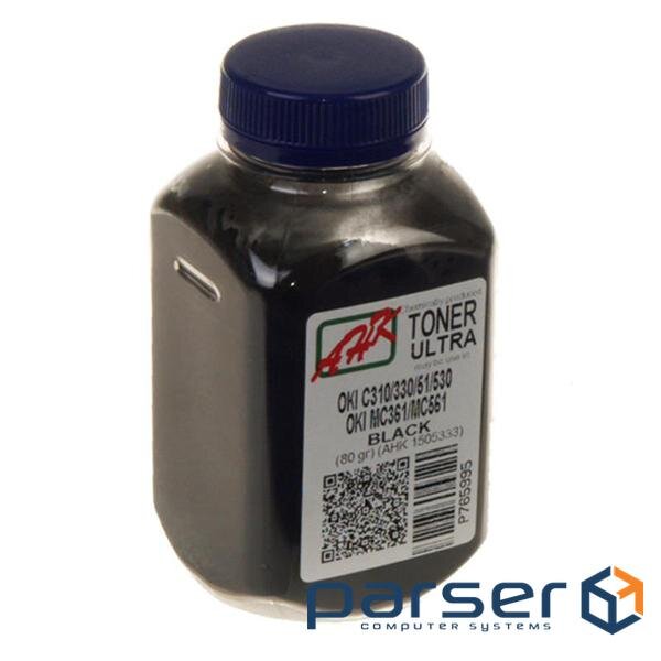 Тонер OKI C310/330/510/530, 110г Black ULTRA COLOR AHK (1505333)