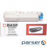 Toner cartridge BASF OKI C532/542, MC563/573 Cyan 46490607 (KT-46490607) (BASF-KT-46490607)