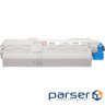 Toner cartridge BASF OKI C532/542, MC563/573 Cyan 46490607 (KT-46490607) (BASF-KT-46490607)