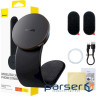 Автоутримувач з бездротовою зарядкою Baseus C02 Pro Series Magnetic black (C40156000111-00)