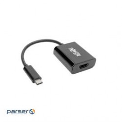 USB-C to HDMI 4K Adapter with Alternate Mode - DP 1.2, Black (U444-06N-HDB-AM)