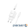 Зарядний пристрій HOCO C146A Charm USB-C PD20W + cable USB-C to Lightning White (6942007630252)