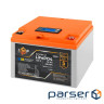 Акумулятор LP LiFePO4 12,8V - 32 Ah (410Wh) (BMS 50А/25A) пластик LCD для ДБЖ (23830)
