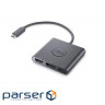 Перехідник USB-C to HDMI / DisplayPort with Power Delivery Dell (470-AEGY)