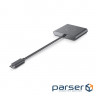 Перехідник USB-C to HDMI / DisplayPort with Power Delivery Dell (470-AEGY)