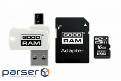 Memory card Goodram 16Gb microSDHC class 10 UHS-I (M1A4-0160R12)