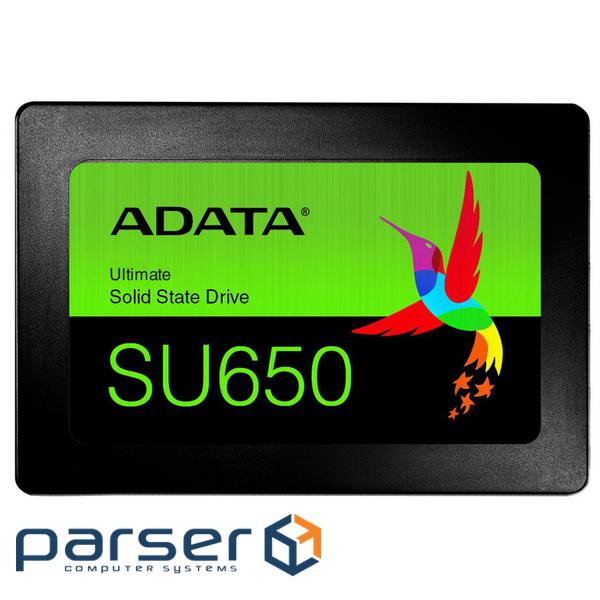 Твердотільній накопичувачі SSD ADATA SATA 2.5" 256GB SU650 TLC