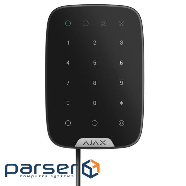 Дротова сенсорна клавіатура Ajax KeyPad Fibra black Ajax KeyPad Fibra black