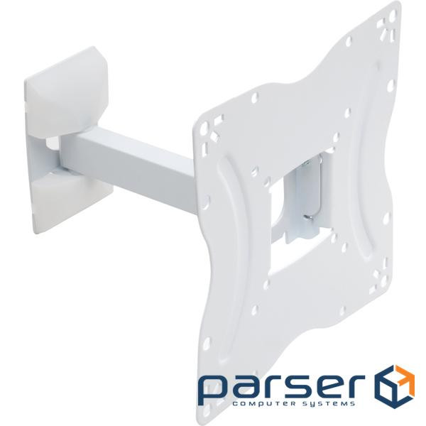 Кріплення для телевізора ТV2 WHITE, 13"-55", до 30 кг, VESA від 75*75 до 200*200, Поворо (TV2 White)