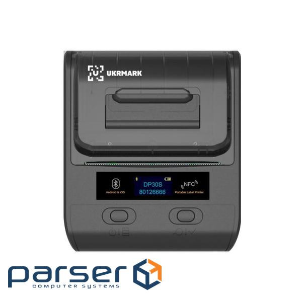 Принтер етикеток UKRMARK DP30BK, USB, Bluetooth, рулони 20-80 мм (900541)