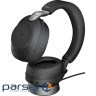 Гарнітура бездротова JABRA Evolve2 85 MS Stereo USB-A w/charging base Black (28599-9 (28599-989-999)