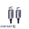 Кабель мультимедійний DisplayPort M to HDMI M 3.0m V2.0 4K30Hz DP125 black Ugreen (35843)