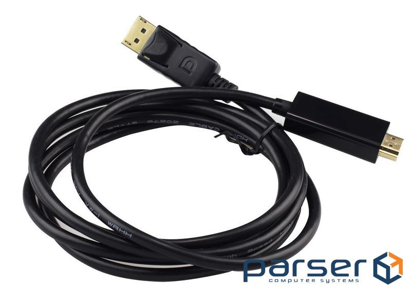 Кабель Kingda DisplayPort M-HDMI M 3.0м чорний (S0597)