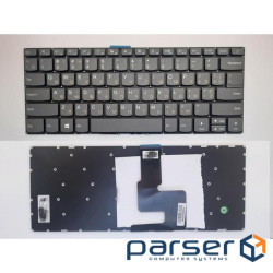 Клавіатура ноутбука Lenovo IdeaPad 320-14ISK,320S-14IKB/14IBR серая UA (A46116)