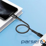Дата кабель USB-C to Lightning 0.3m 3А black ColorWay (CW-CBPDCL054-BK)