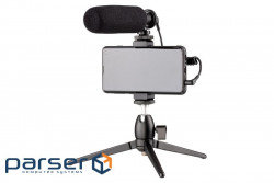 Мікрофон з триподом для мобільних пристроїв 2Е MM011 Vlog KIT, 3.5mm (2E-MM011 OLD) MM011 Vlog KIT, 3.5mm (2E-MM011 OLD)
