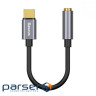 Адаптер BASEUS L54 Type-C to 3.5mm Type-C to 3.5mm Gray (CATL54-0G) (CATL54-0G)