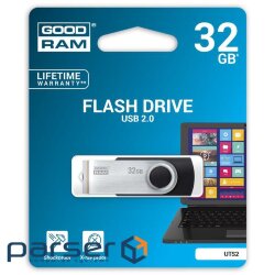 32GB GOODRAM UTS2 (Twister) Black USB Flash Drive (UTS2-0320K0R11)