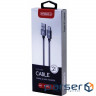 Дата кабель USB 2.0 AM to USB-C 2.0m CBGNYT2 grey Intaleo (1283126489143)
