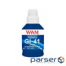 Чорнило WWM Canon GI-41 для Pixma G2420/3420 190г Cyan (KeyLock) (G41C)