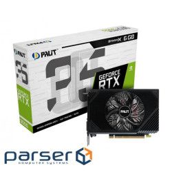 Відеокарта PALIT GeForce RTX 3050 StormX 6GB (NE63050018JE-1072F)