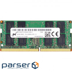 Memory module MICRON SO-DIMM DDR4 2666MHz 16GB (MTA16ATF2G64HZ-2G6J1)