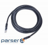Патч корд Cablexpert 5м UTP, Чёрный, 5 м, 5е cat. (PP12-5M/BK)