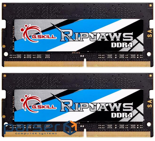 Модуль пам'яті G.SKILL Ripjaws SO-DIMM DDR4 3200MHz 32GB Kit 2x16GB (F4-3200C22D-32GRS)