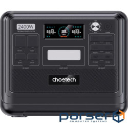 Зарядна станція CHOETECH 2400W PS Wifi+Bt 2048Wh (BS008-BQB)