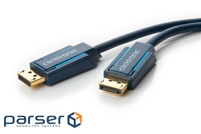 Кабель монітора-сигнальний Click Tronic DisplayPort M/M 3.0m,v1.4 8K@60Hz (75.04.0995-1)