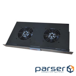 Вентиляторний модуль 2 вент. з термостатом Kingda (KD-301-8)