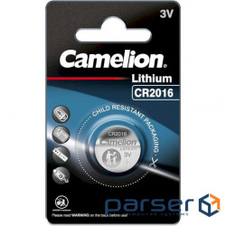 Батарейка CAMELION Lithium Button Cell CR2016 (C-13001016) (4260033152787)